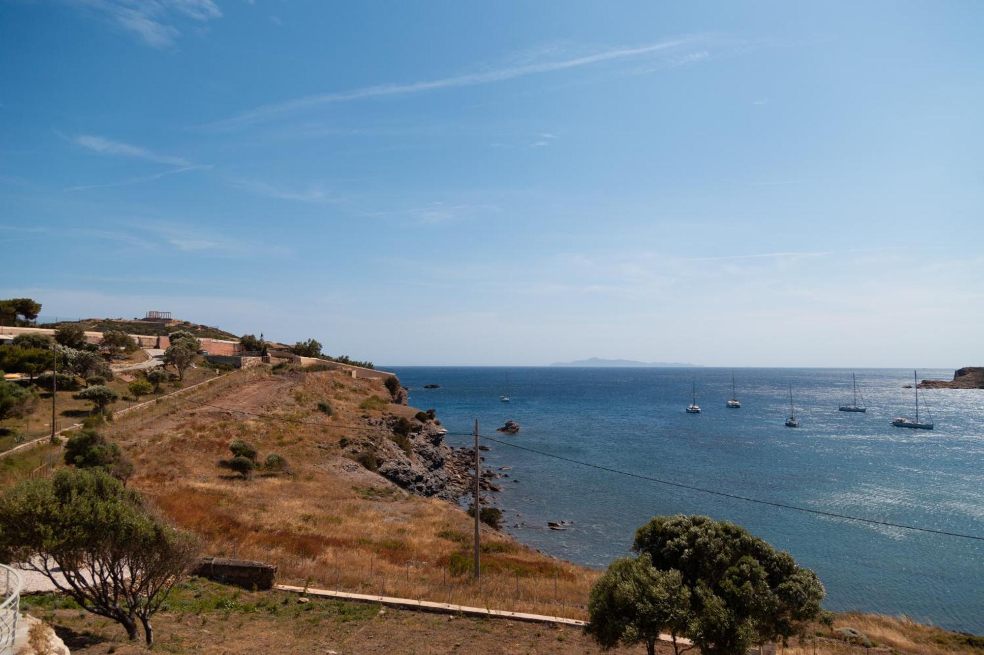 Poseidon Apartments And Villas By The Sea Sounion Bagian luar foto